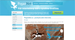 Desktop Screenshot of pegasnet.cz